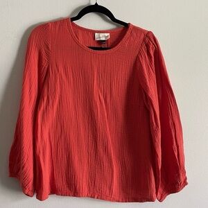 Universal Thread Coral Textured Blouse